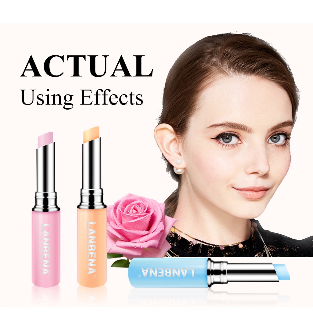 Son Dưỡng Môi Chiết Xuất Từ Acid Hyaluronic Đổi Màu Hoa Hồng LANBENA 1.8g | BigBuy360 - bigbuy360.vn