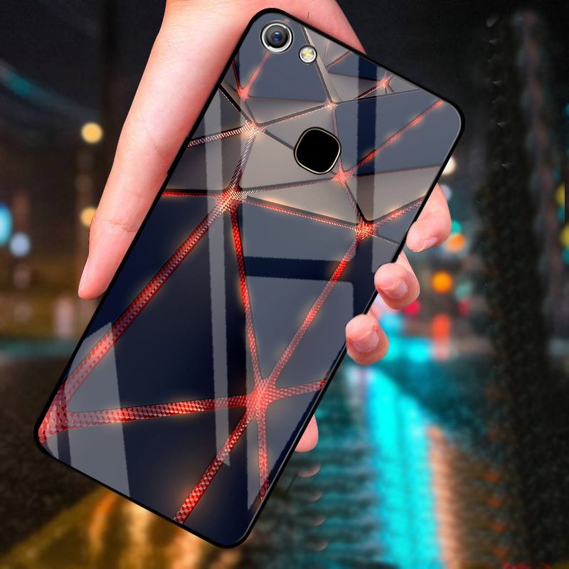 Ốp Lưng VIVO V7, V7+  mặt kính cường lực cao cấp thiết kế riêng