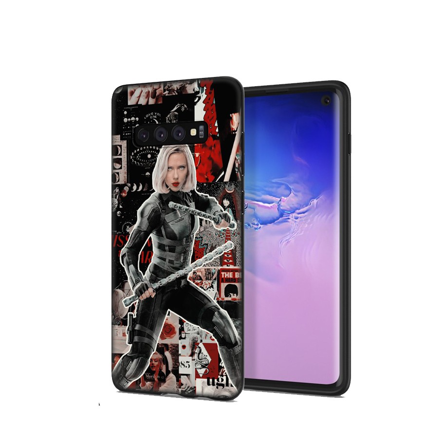 Samsung Galaxy J2 J4 J5 J6 Plus J7 J8 Prime Core Pro J4+ J6+ J730 2018 Casing Soft Case 13SF Black Widow Marvel mobile phone case