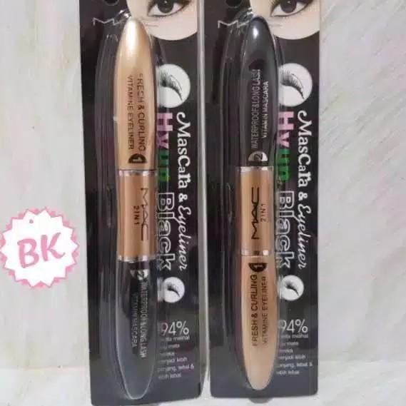 LOREAL REVLON (Hàng Mới Về) Mascara Và Bút Kẻ Mắt 2 Trong 1 Mac Cao Cấp