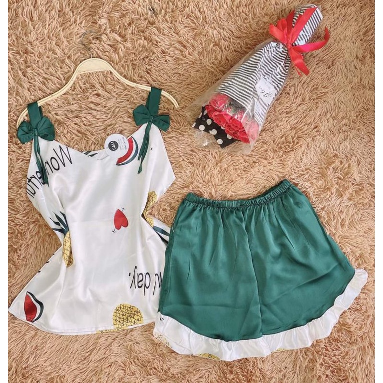 bộ 2 dây lụa satin