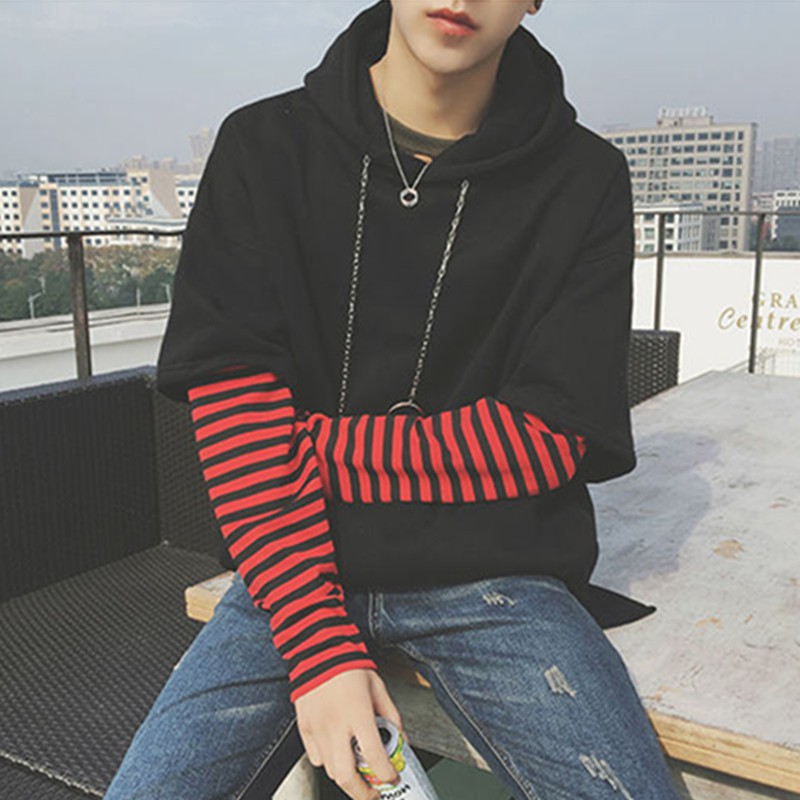 Áo hoodie dây xích Phối tay ullzang siêu HOT | BigBuy360 - bigbuy360.vn