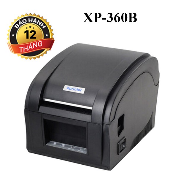 Máy in mã vạch nhiệt khổ 2 tem Xprinter XP-360B | BigBuy360 - bigbuy360.vn