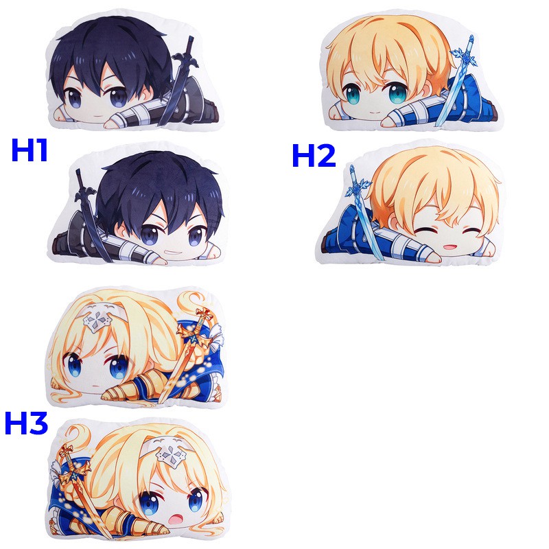 [Thanh lý bán lỗ] Gối ôm Gối ngủ Anime chibi - Sword Art Online [AAM] [PGN44]