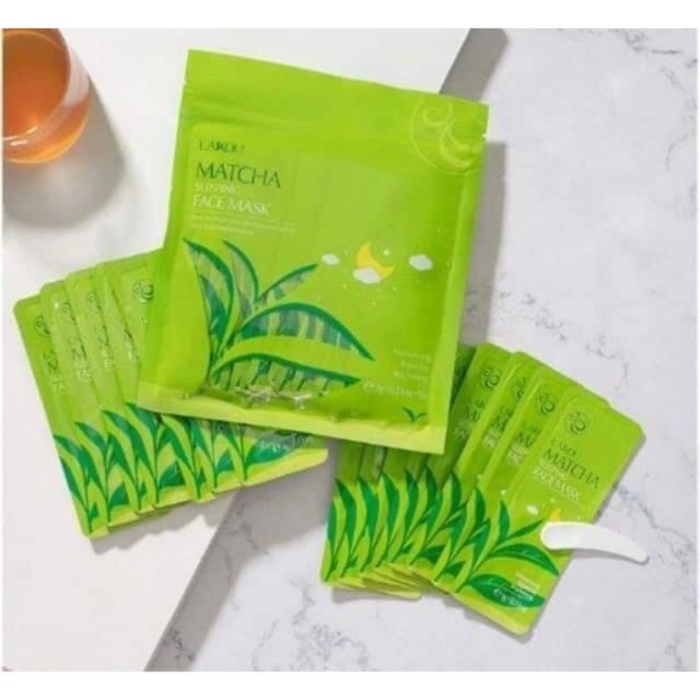Mặt nạ ngủ matcha Laikou matcha sleeping pace mask