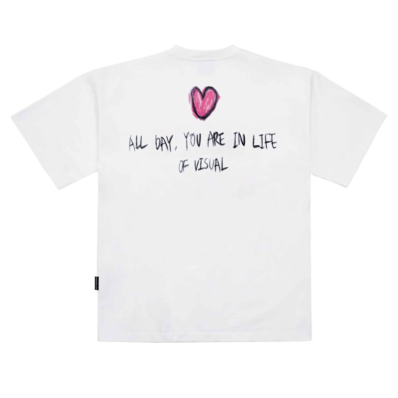 Áo Thun Cotton Tay Ngắn Dáng Rộng In Chữ Acme-de-Lie Thời Trang Thể Thao Cho Nam Và Nữ