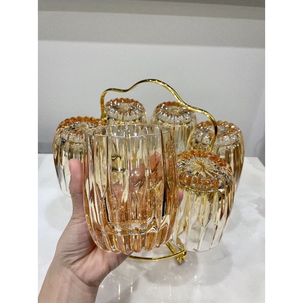 Bộ 6 cốc thủy tinh HONGLI 76410
