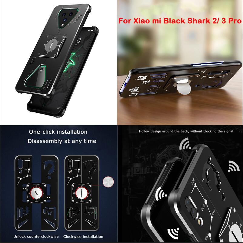 Ốp điện thoại kim loại tản nhiệt bảo vệ cho Xiao mi Black Shark 2/3 Pro