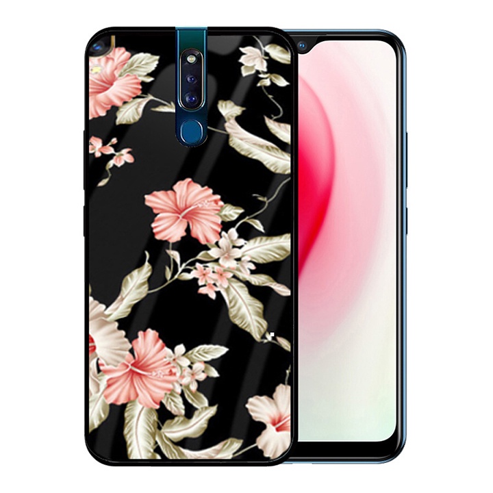 &quot;Ốp lưng Oppo F11 Pro &quot; Mặt kính 3D sang trọng_Không Nhòe, Không Phai Hình ( Tim shop )