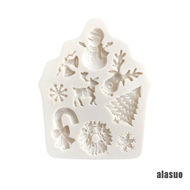 Khuôn Làm Bánh Chất Liệu Silicone Tự Làm Hình Quả Thông / Người Tuyết /
