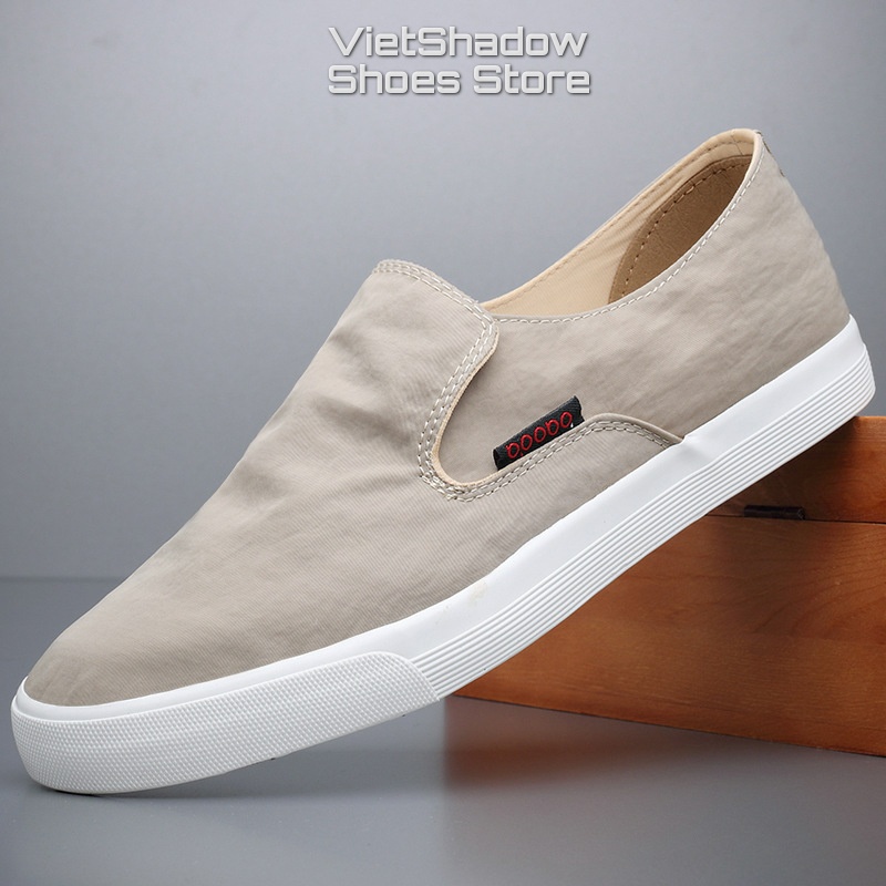 Slip on giày lười vải nam cao cấp thương hiệu BAODA chất liệu vải polyester 8 màu tuyệt đẹp - Mã SP 20042