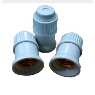 Đui (chuôi) bóng đèn răng xoáy E27 - treo dây điện