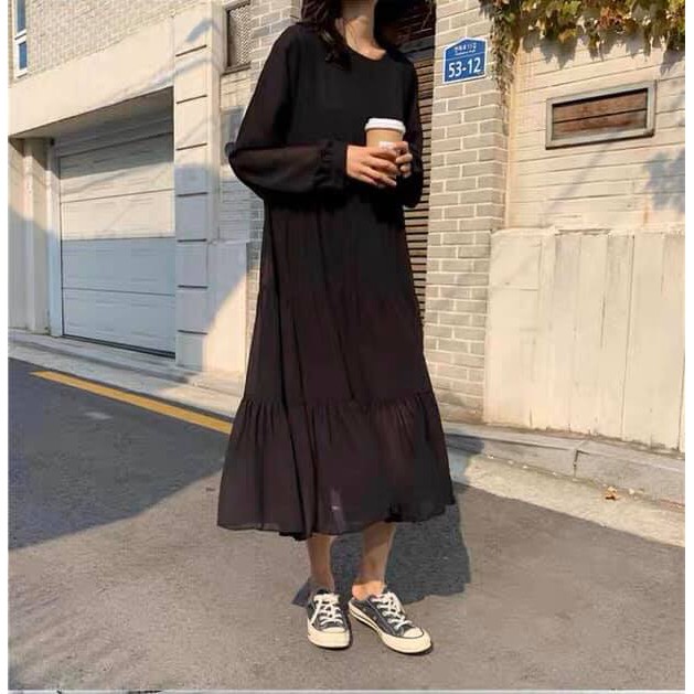 [SIÊU XINH] Váy voan babydoll 3 tầng dài tay cực xinh (Sỉ từ 5sp bất kì) | BigBuy360 - bigbuy360.vn