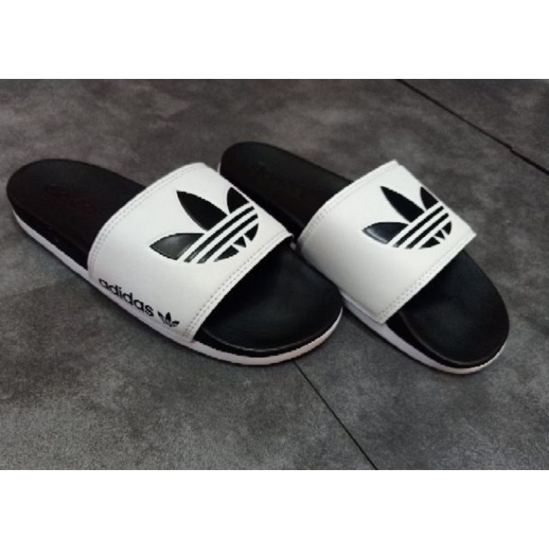 Dép adidas thể thao nam quai trắng có video