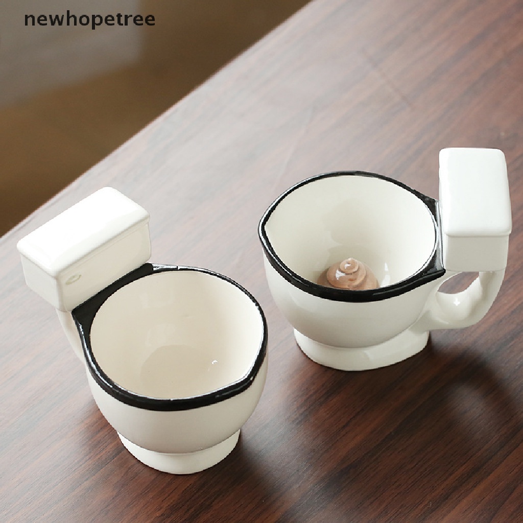Cốc gốm sứ 300ml hình dáng két nước độc đáo làm quà Giáng sinh