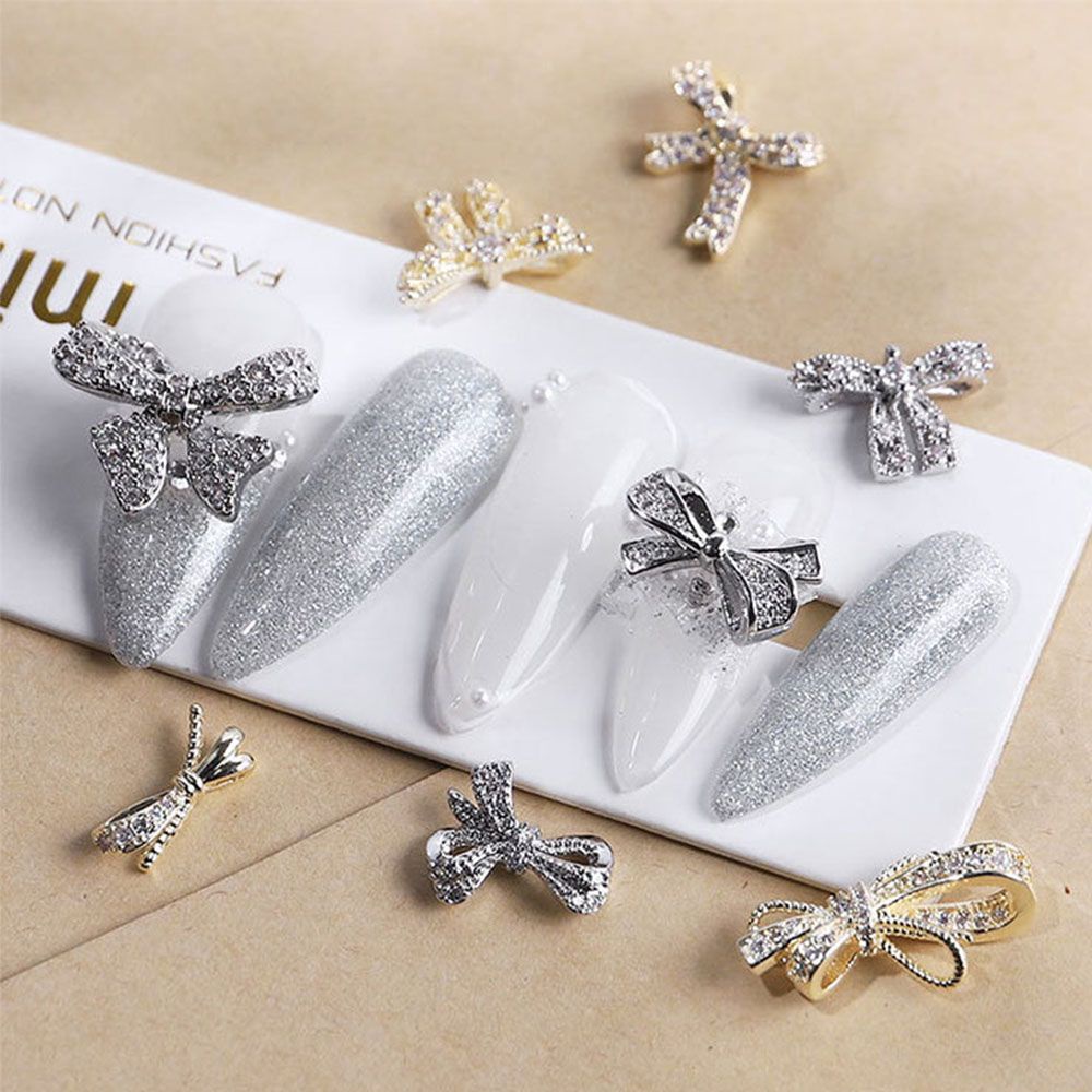 [Hàng mới về] Nơ đính đá lấp lánh trang trí cho móng tay nghệ thuật diy sành điệu