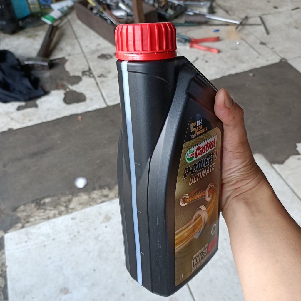 Dầu Nhớt Cho Xe Số, Xe Côn Tay Castrol Power 1 Ultimate 10W-30 dung tích 1 lít