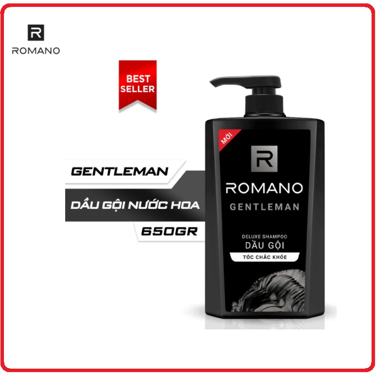 Dầu Gội ROMANO Hương Nước Hoa Chai 650g
