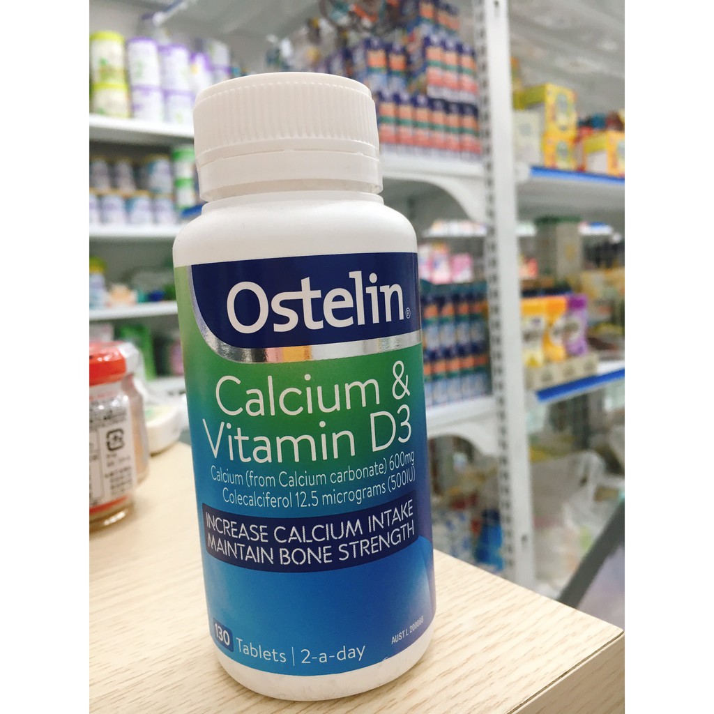 (hộp nhựa) 130 viên Canxi ostelin