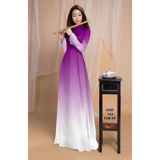 vải áo dài màu ombre