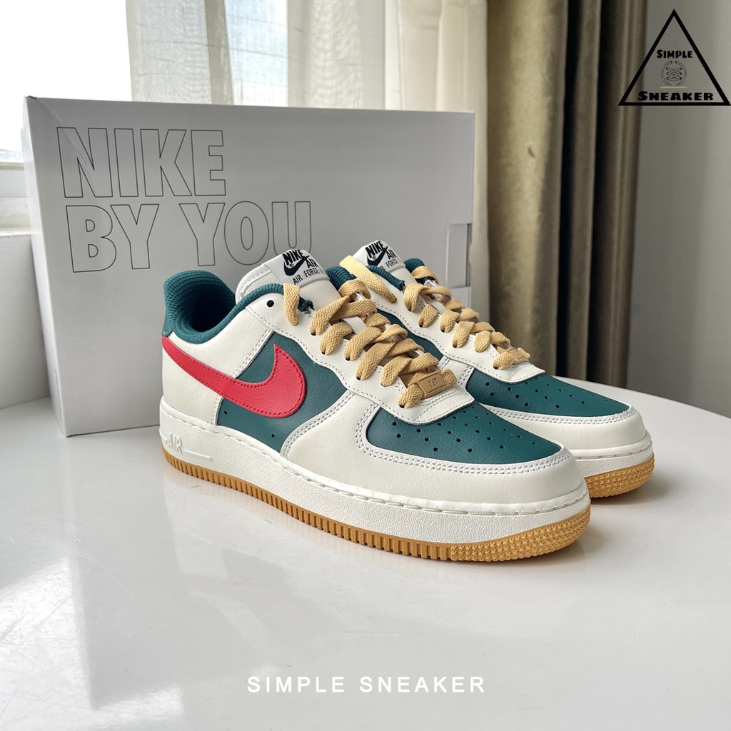 Giày Thể Thao Nike Air Force 1 🔴CHÍNH HÃNG🔴 Nike AF1 Custom GUCCI By You Hot Trend 2021 - Simple Sneaker