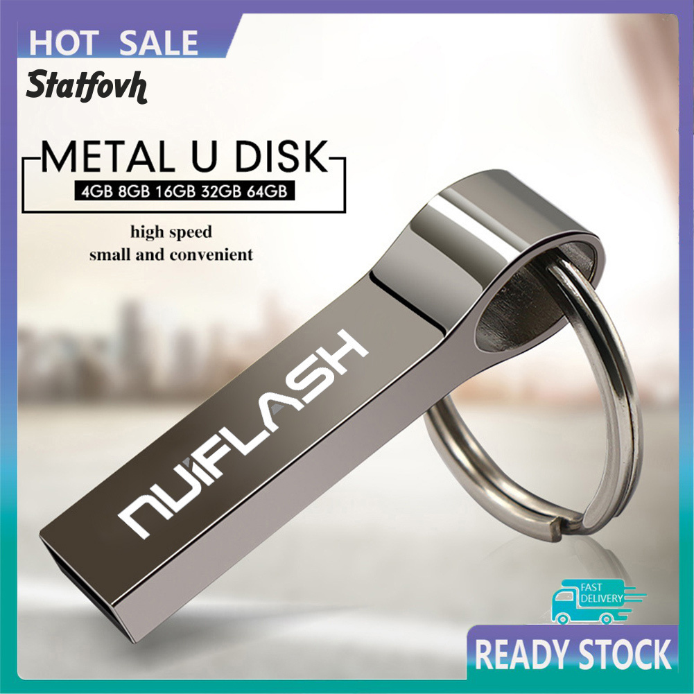 Ổ Đĩa Flash Usb 3.0 4-128gb Bằng Kim Loại Cho Laptop Pc