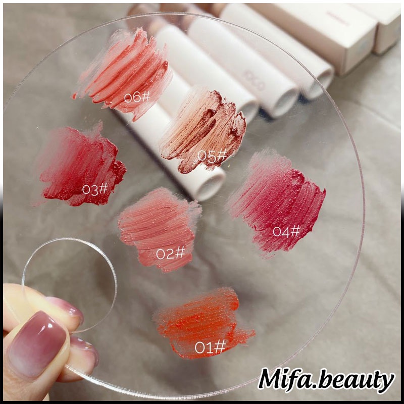 Son kem lì joco thân tròn  Powder Mist Matte Lipstick chất kem lâu trôi mềm mịn như nhung Hàng Nội Địa Trung