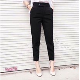 Quần baggy vạt lệch