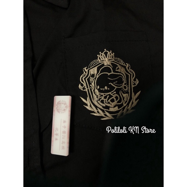 Áo blouse sơ mi JK học sinh hãng Ngư Tử Tương thêu thỏ