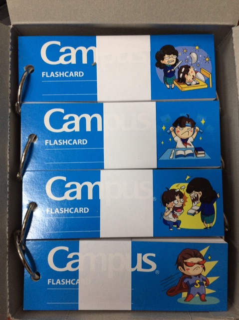 [Mã LIFEBOOK2 giảm 10% đơn 0Đ] Tập thẻ ghi nhớ Flashcard Campus size L