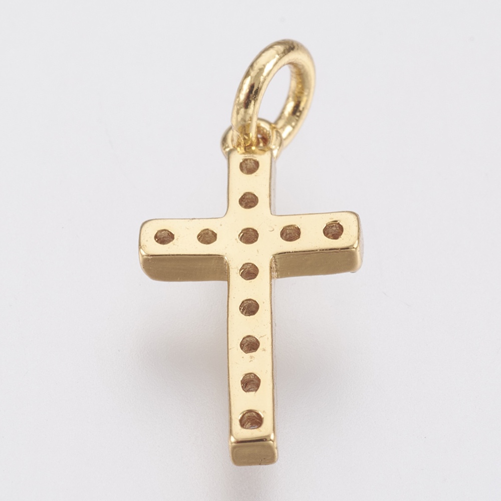 1~2 Dây Chuyền Mặt Thánh Giá Bằng Đồng Thau Không Chứa Chất Nhờn Lâu Trôi