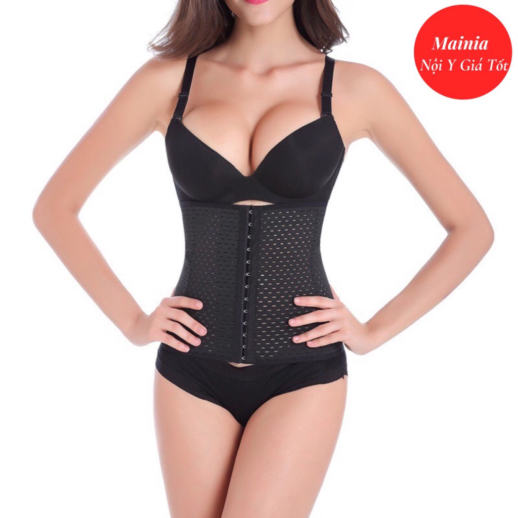 Đai Nịt Bụng Thông Hơi Tan Mỡ Đai Siết Bụng Giảm Eo Cho Phụ Nữ Sau Sinh (25cm) Mainia Shop