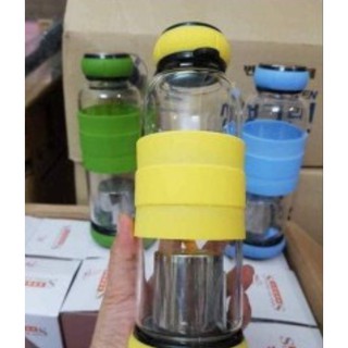 BÌNH NƯỚC THỦY TINH PHA TRÀ CÓ LỌC TRÀ