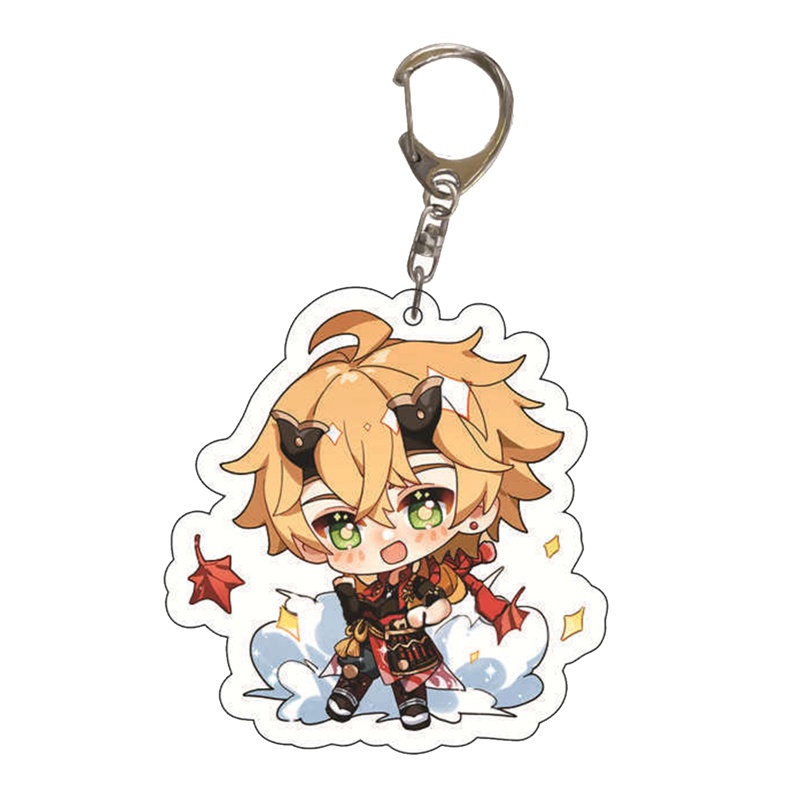 Tmdbyx Móc Khóa Nhựa Acrylic Hình Nhân Vật Trong Game Venti Tartaglia Mona