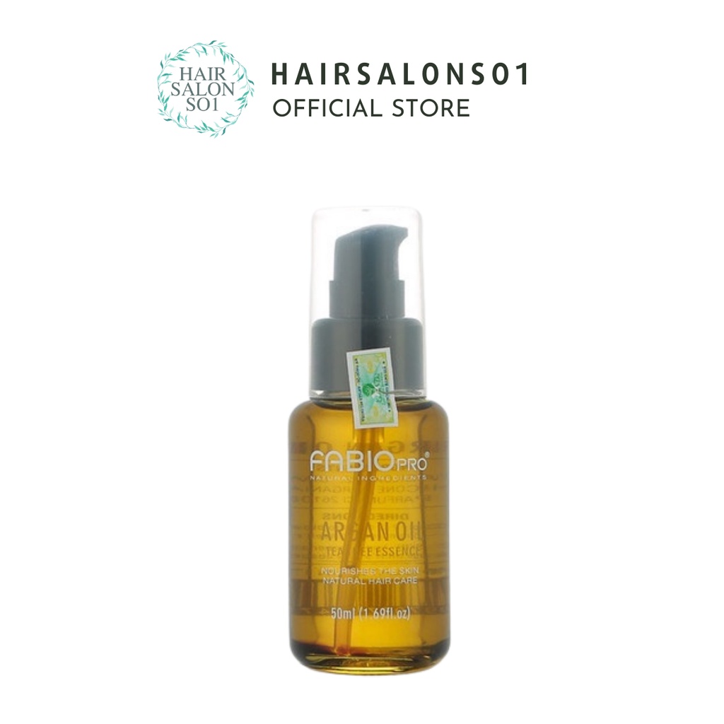 Tinh dầu argan phục hồi hư tổn FABIO bảo vệ tóc khỏi tia UV và dưỡng ẩm cho tóc
