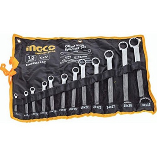 6-32mm Bộ cờ lê hai đầu vòng 12 chi tiết INGCO HKSPA3142
