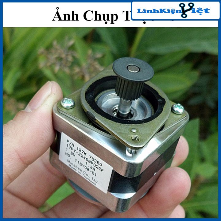 Động cơ bước 42BYG có giá đỡ dòng 1.3A bước góc 0.9 độ