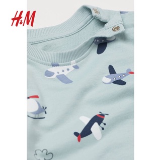 Bộ nỉ thu đông trẻ em HM