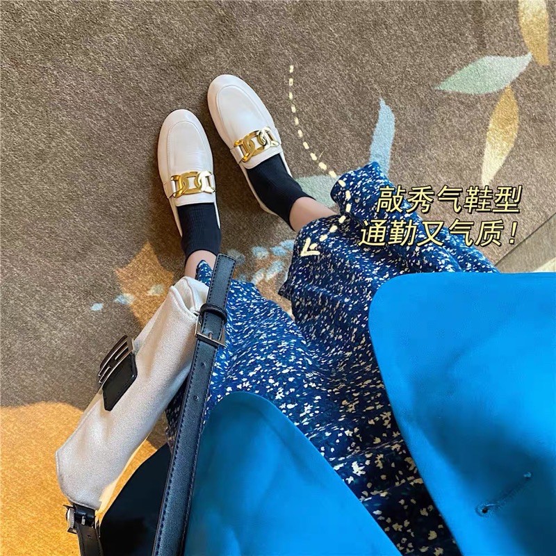 Giày loafer nữ vintage dây xích/ ORD | BigBuy360 - bigbuy360.vn
