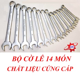 Bộ cờ lê đa năng sửa xe 14 món từ 8-24mm chât liệu Thép siêu cứng không rỉ