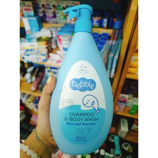 Sữa tắm gội Bebble 400ml Pháp cho bé từ 0m+