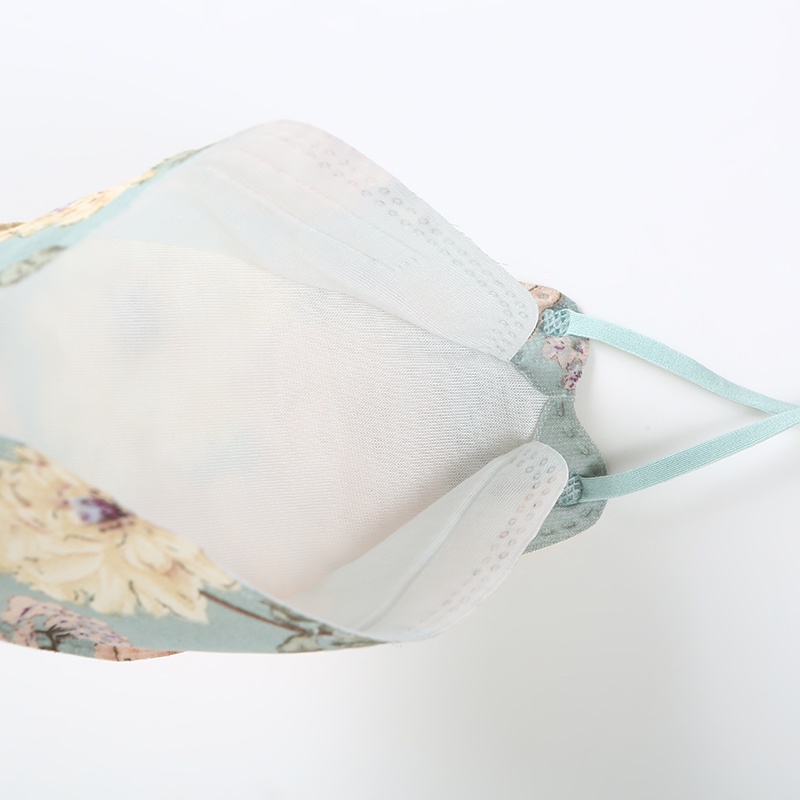 Khẩu Trang cotton Siêu Mỏng Thoáng Khí Họa Tiết Hoa 3D Phong Cách Hàn Quốc Thời Trang Mùa Hè Dành Cho Nữ k f 94 2022