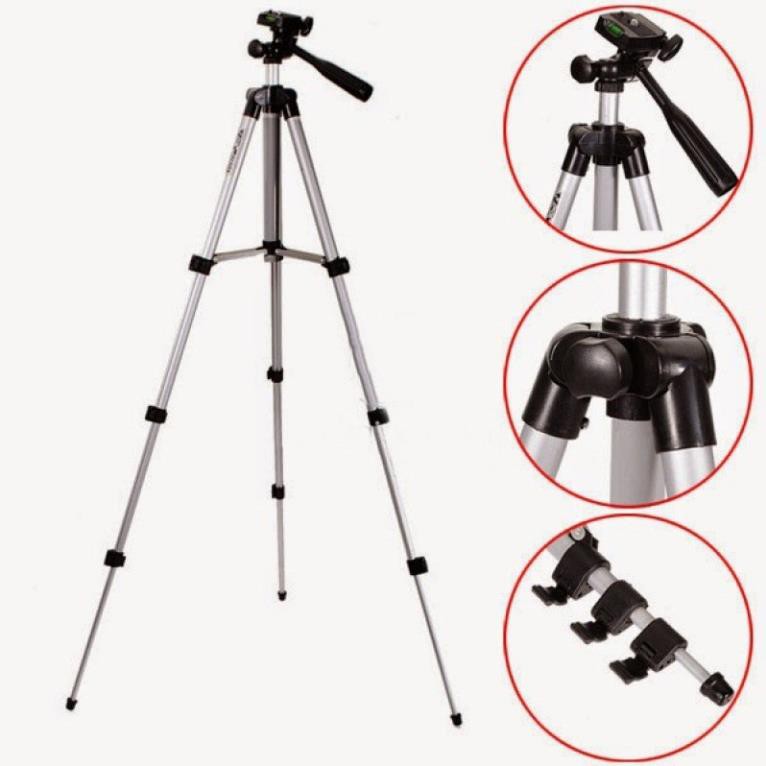 SALE OFF Bộ 1 Tripod TF-3110 kèm 1 Kẹp điện thoại và 1 Remote (Tặng Giá Đỡ Bạch Tuộc Đa Năng) MUA NGAY