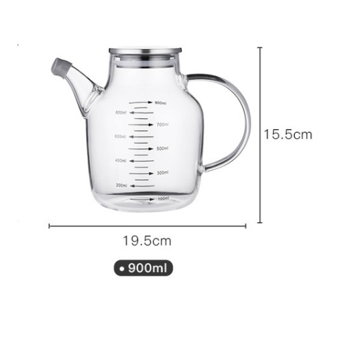 BÌNH ĐỰNG DẦU ĂN CÓ VẠCH CHIA 600ML, 900ML, 1200ML