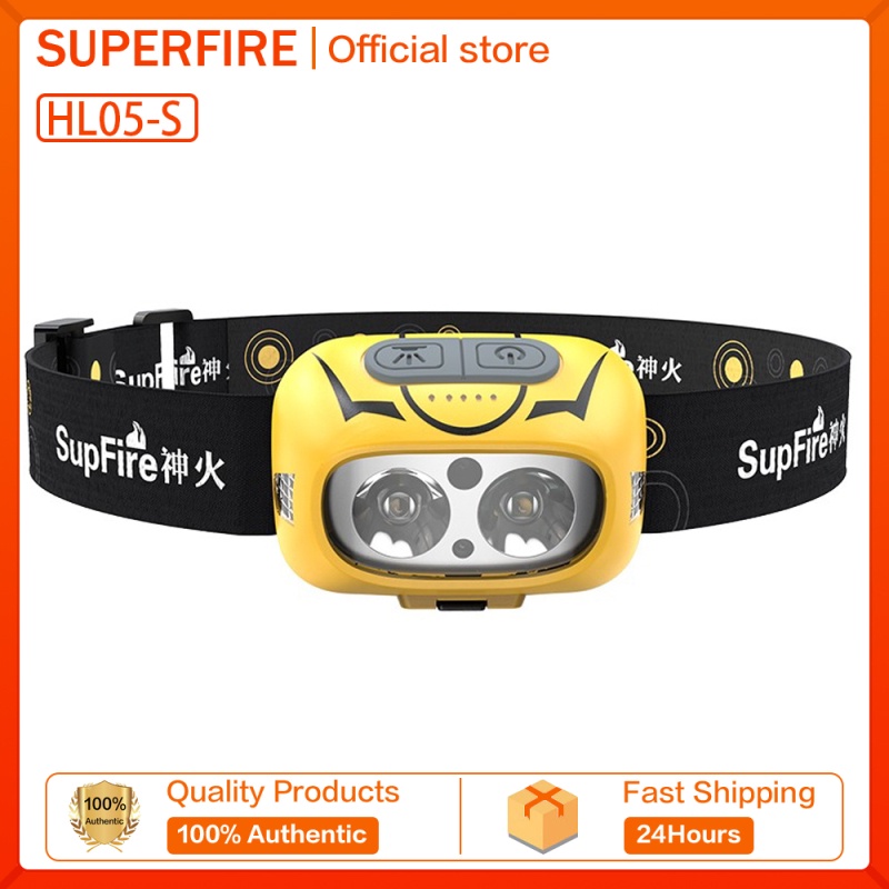 Đèn Led đội đầu Supfire HL05-S có cảm biến chuyển động