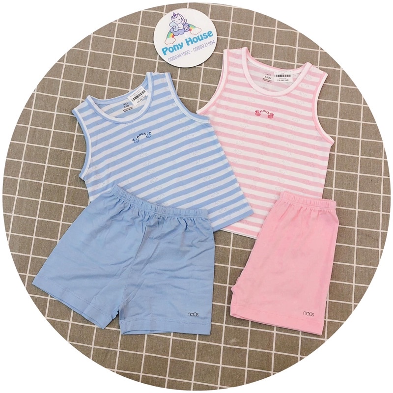 [FULL] Bộ Quần Áo Ba Lỗ Nous Đủ Mẫu Nu petit, nu doux, nu air (Size từ 6-9 Tháng đến 18-24 Tháng)