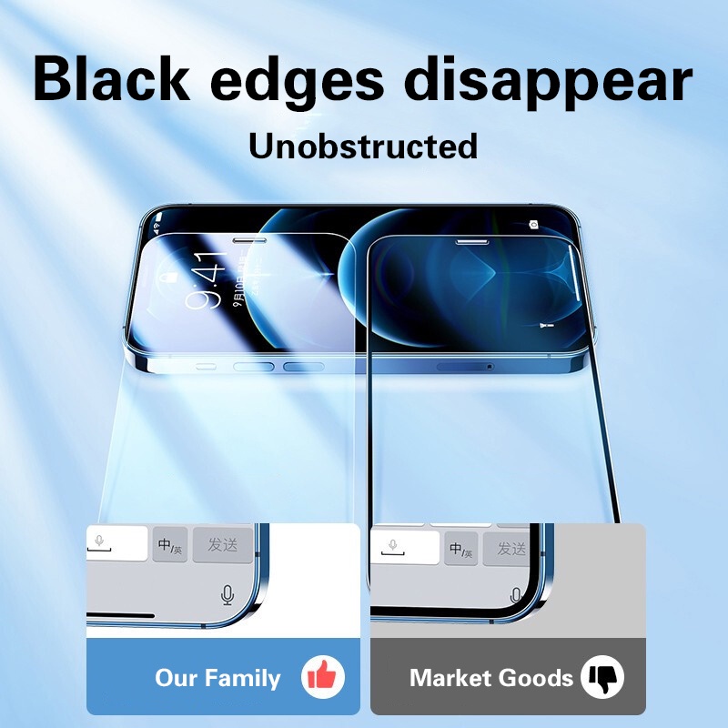Kính cường lực toàn màn hình chuyên dụng cho iPhone 11 12 13 Pro X XS Max XR 7 8 Plus