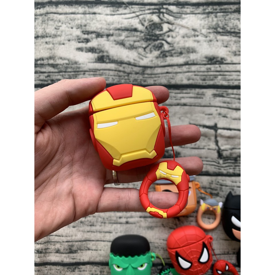Case airpod dẻo 3D vỏ bảo airpod 1 , 2 sillicon đựng tai nghe không dây i11 i12 i18 i100 i200