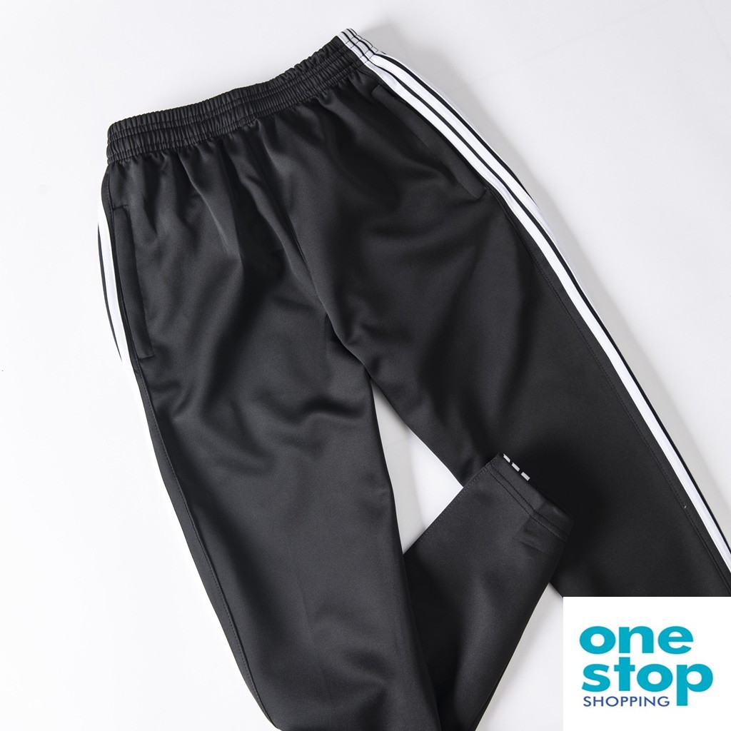 Quần Jogger thời trang nam 3 viền ống suông phom 45-85kg, One shop