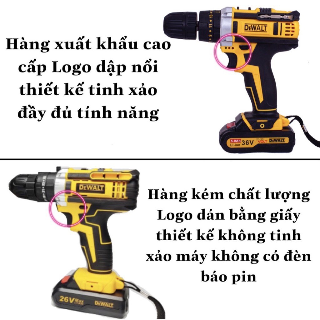 Máy khoan pin - Máy khoan 3 chức năng - Bắt vít, khoan tường, khoan gỗ,....